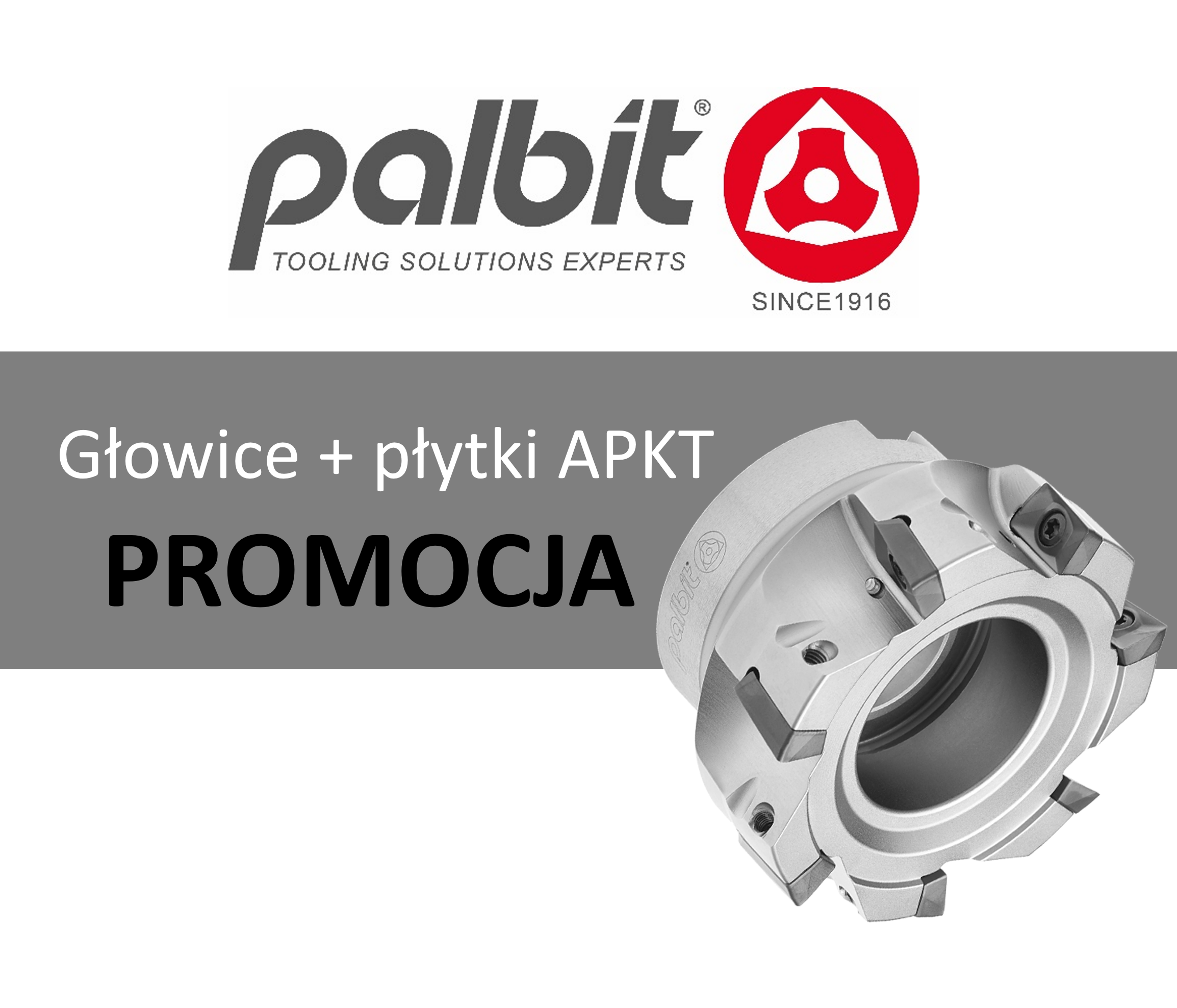 Promocja - głowice frezowe na płytkę APKT