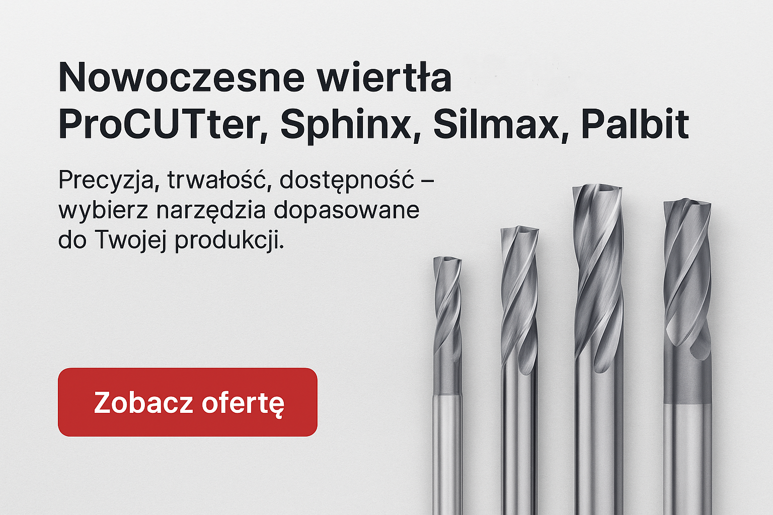 Nowoczesne rozwiązania w wierceniu – przegląd narzędzi ProCUTter, Sphinx, Silmax i Palbit